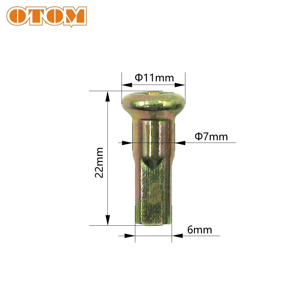 OTOM 36Pcs Bicycle Steel Spokes Motorcycle 21" Front 18" 19" Rear Wheel Spoke Screw Bolt Nuts Nipples For HONDA CRF CR125R 250RX