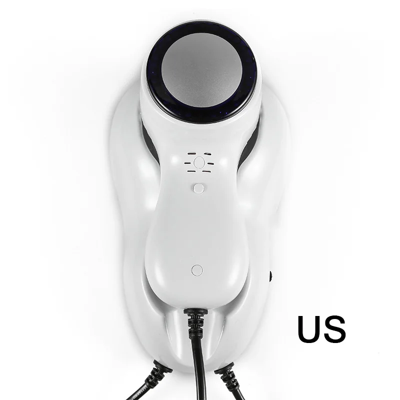 US Blue Light Cold Compress Skin Care Tool Shrink Pores Mouisture Beauty Machine Rejuvenation Skin Tightening Cosmetic Device EU US - Color: US