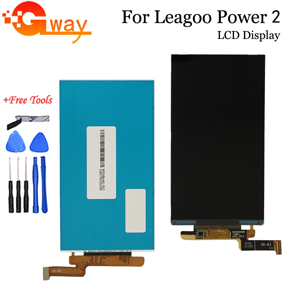 5," для Leagoo power 2, ЖК-экран, протестированный в сборке, аксессуары для телефонов power 2, только ЖК+ Инструменты+ клей