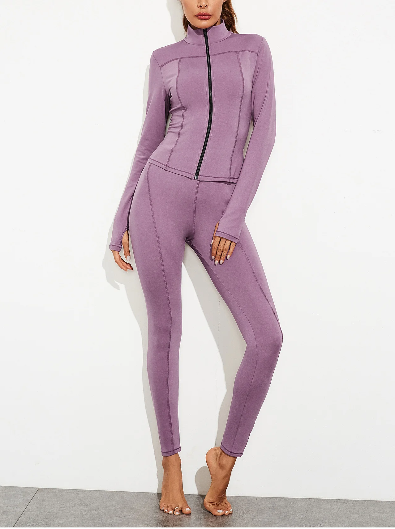 Женский спортивный костюм бесшовный для бега спортивная одежда топ брюки