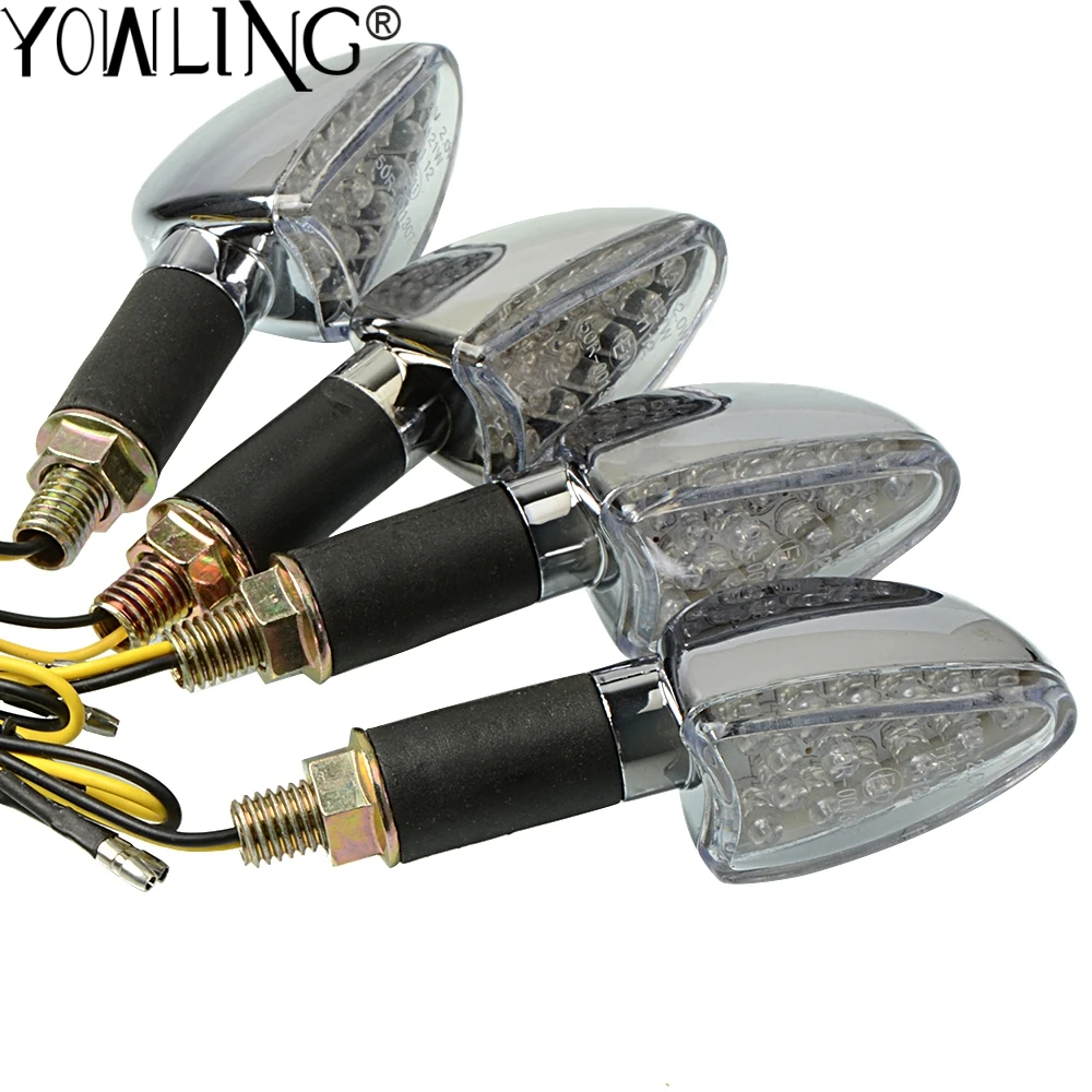 For Kawasaki Honda Shadow 600/750 Sport Bike Motorcycle Led Turn Signal