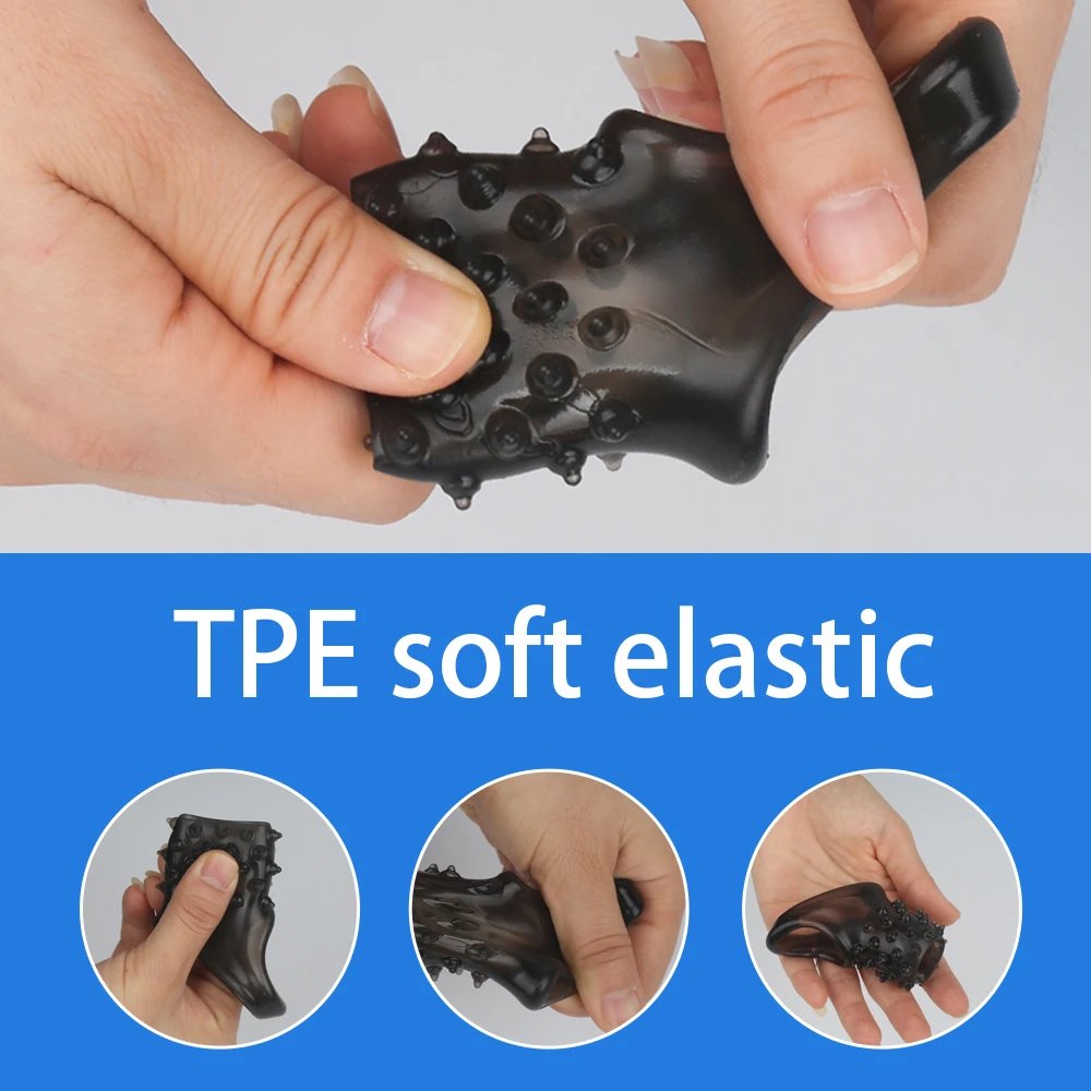 Men Delay Lock Sperm Fine Condom Threaded Enhancer Ring Penis Extender Sleeve Erection Dick Cock Ring Sex Toys For Men Intimate (12)