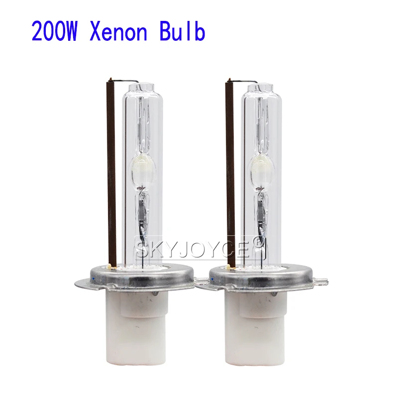 SKYJOYCE 12V High Quality 200W HID Xenon Bulb Lamps H7 H1 H3 H8 H11 HB3 HB4 D2H Ceramic Xenon Bulb 4300K-8000K For Car Headlight (2)