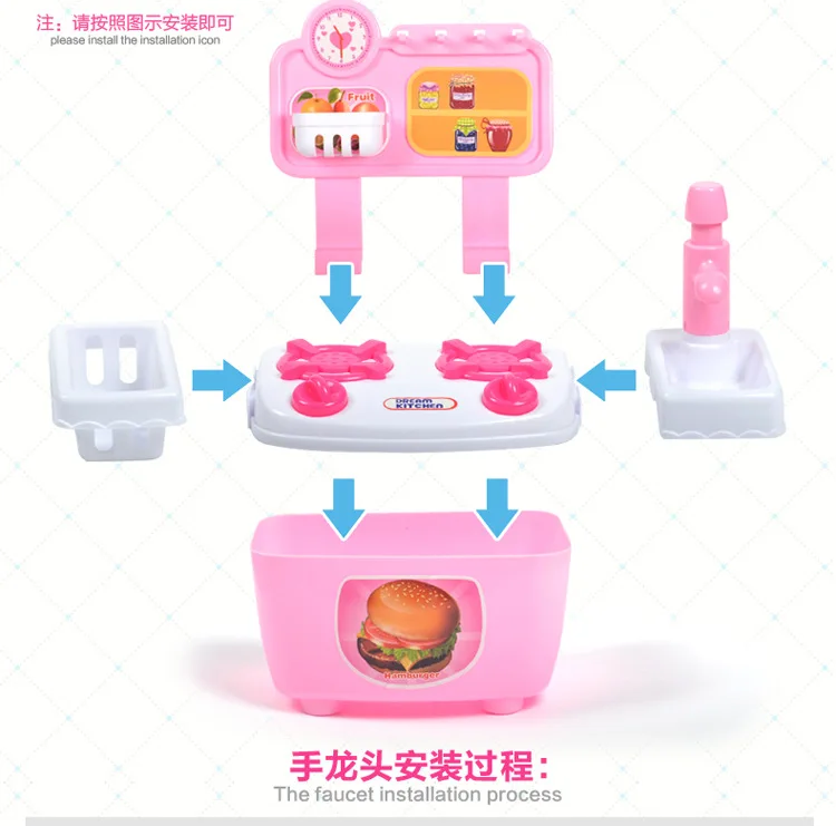 Детская игрушечная игрушка для дома, кухонная посуда для мальчиков и девочек
