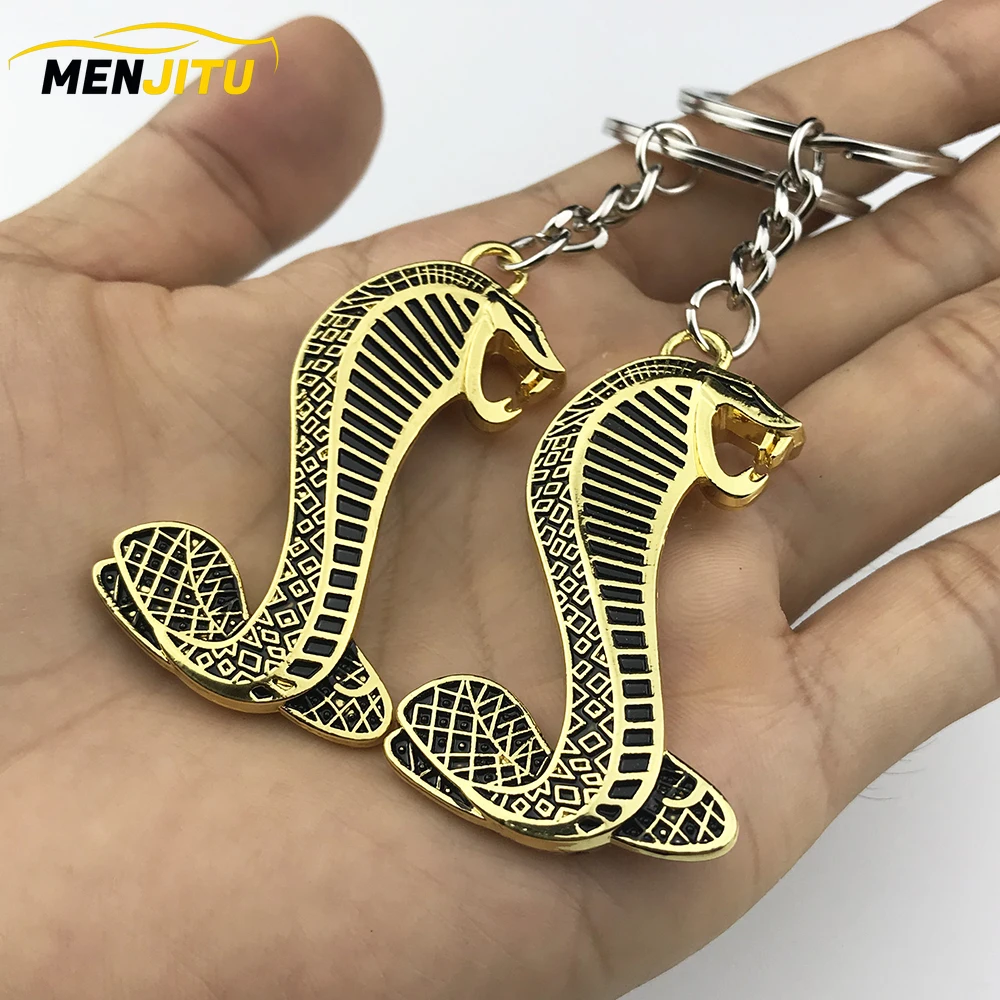 Автомобильный брелок металлический 3d-брелок с эмблемой Cobra Snake автомобильный
