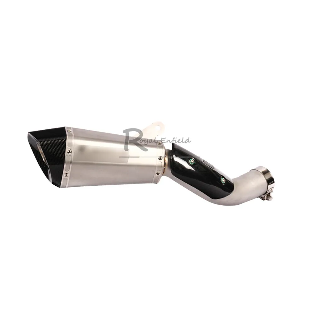 Motorcycle Exhaust Esacpe Modified Carbon Fiber Muffler Middle Contact Link Pipe DB Killer Slip On For Honda CBR1000RR