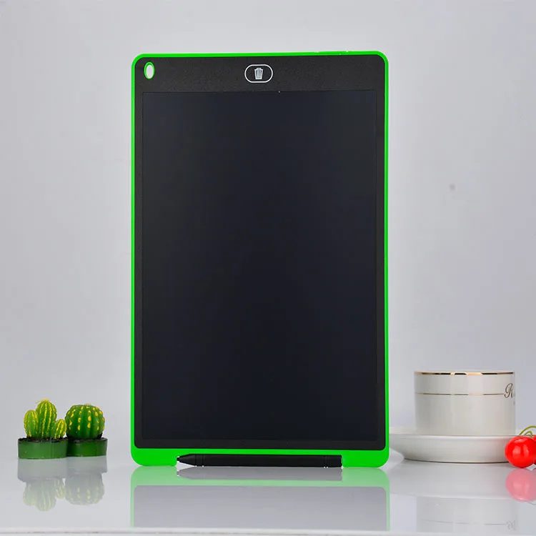 Mini Magnetic Blackboard Board 12 Inch Electronic Chalkboard for Kids LCD Writing Notebook Flipchart Drawing Flip Chart Tablet