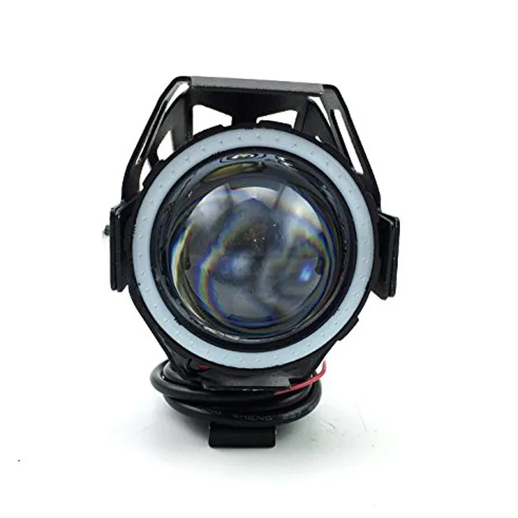 

Motorcycle Light U7 Laser Cannons Angel Eyes Headlight Motorcycle LED Spotlights Modified Extraposition Highlight Lights Blueray