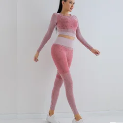 3 Piece Set Women Gym Set Workout Clothes For Women Seamless Yoga Set Sportswear Suits High Waist Running Leggings Workout Pants