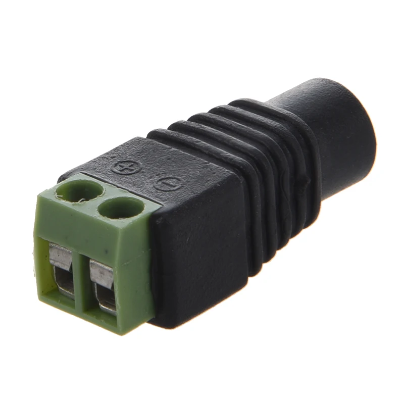 5.5 x 2.1mm DC Power Female Jack Connector Plug for CCTV Camera DVR
