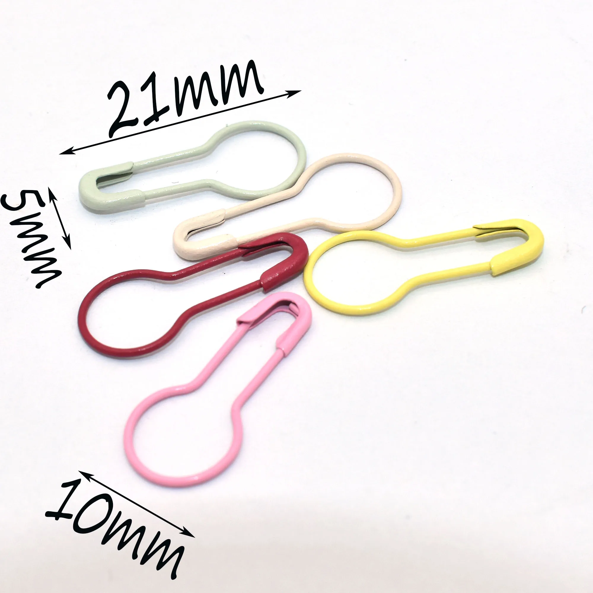 Safety Pins,pins for Clothing, Knitting Pin, Metal Pins, 20mm Clothing Pins,red  Copper Decorative Pins DIY Jewelry-500pcs 