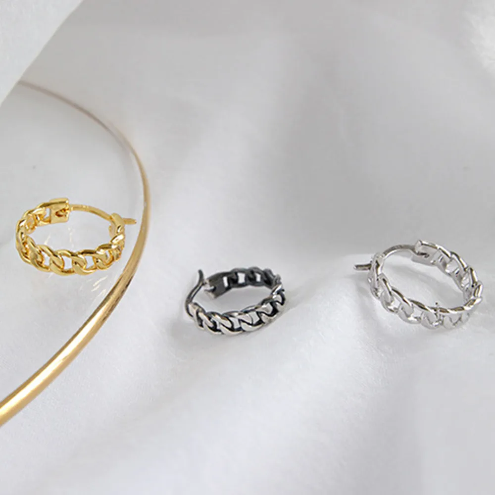 Серьги из стерлингового серебра S925, минималистичные, индивидуальные и модные, студенческие серебряные ювелирные изделия, Винтажные серьги-цепочки, женские серьги