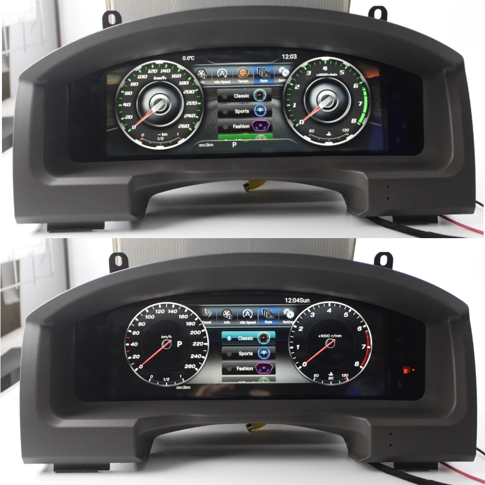 For Toyota Land Cruiser 200 J200 LC200 Instrument Panel Replacement LED Dashboard Entertainment Intelligent System Android touch