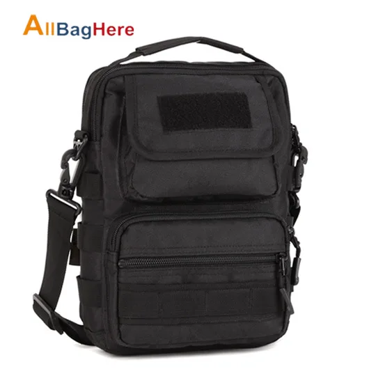 Black Открытый мужской Нейлоновый Мешок Molle тактическая камуфляжная сумка через плечо Военная Водонепроницаемая Мульти сумка на одно плечо - Цвет: Black