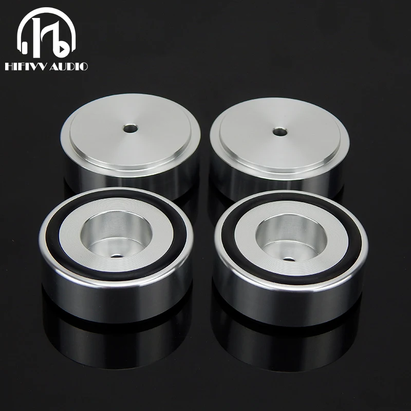 

Aluminum foot pads for Amplifier DAC Decoder Audio Computer Chassis buffer Absorption Damping Aluminum feet mats 44*17mm