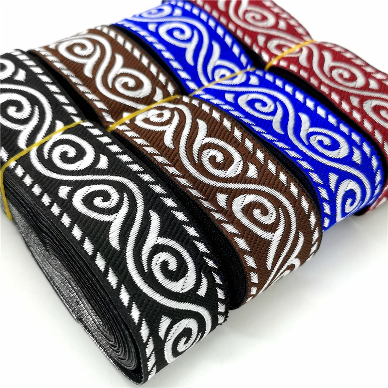 Vintage Ethnic Embroidery Lace Ribbon Boho Trim DIY Clothes Bag Accessories Embroidered Fabric
