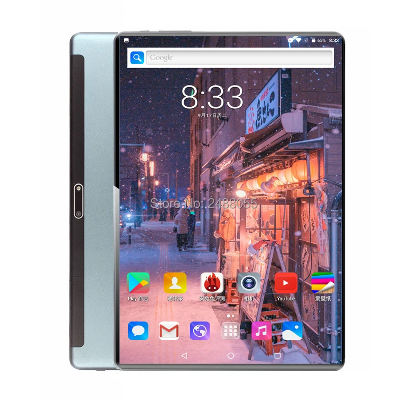 

Google Play Android 9.0 8MP Dual Cameras 6000mAh 6GB RAM 128GB ROM 10" IPS MTK8752 Global Version Smart Video Game Tablets 10.1