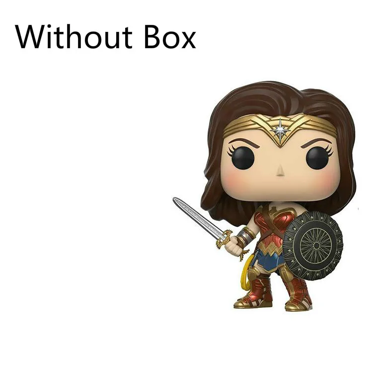Funko Pop Подарки для женщин куклы Лига мира флэш чудо-женщина Аквамен Брюс Уэйн аниме детская игрушка