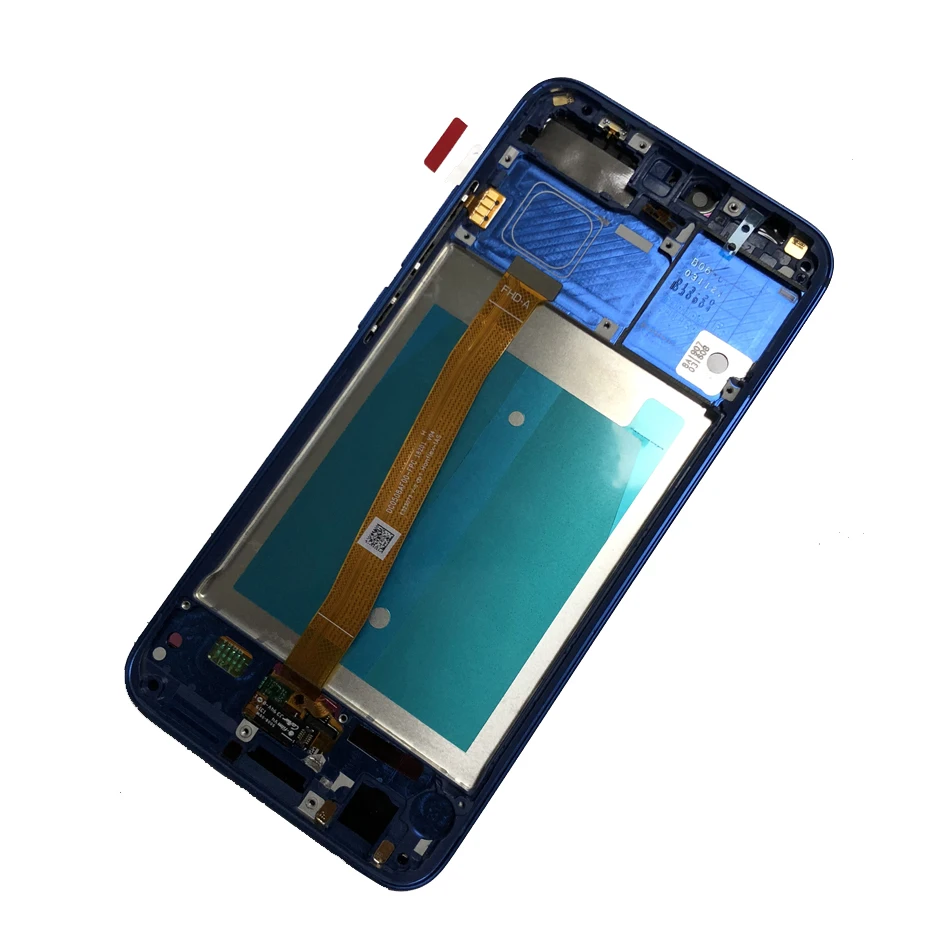С отпечатком пальца 5,8 ''ЖК для huawei Honor 10 сенсорный экран дисплей для huawei Honor10 дисплей на Col L29 вид 10 ЖК с рамкой