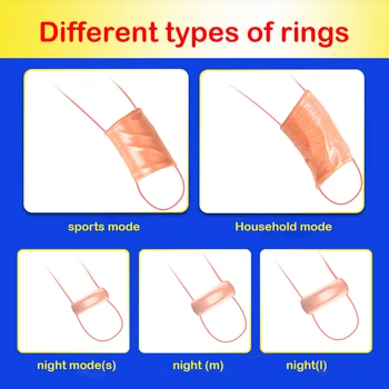 5PCS Foreskin Correction Penis Sleeve Two Sizes Delay Ejaculation Screw Shape Penis Ring Cock Ring