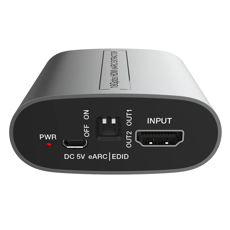 18Gbps HDMI eARC Audio Extractor 4K 60Hz HDMI Audio Extractor ARC