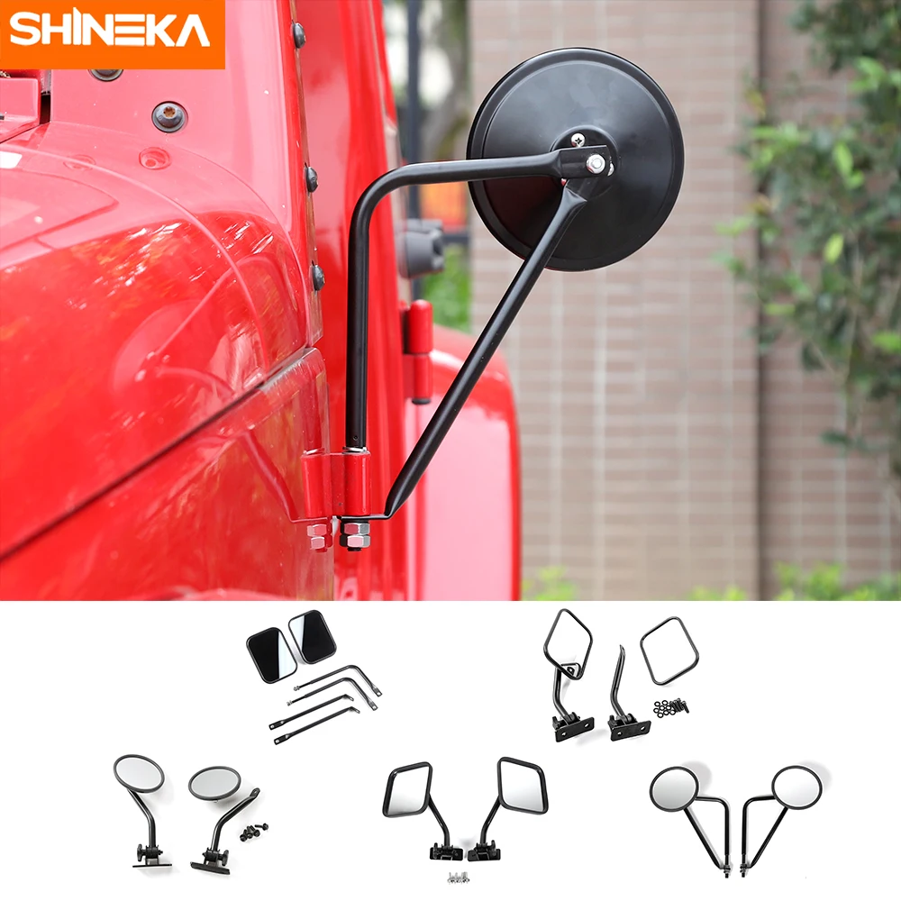 Exterior mirror For Jeep Wrangler YJ/TJ/JK/JL Car Side Door Rearview