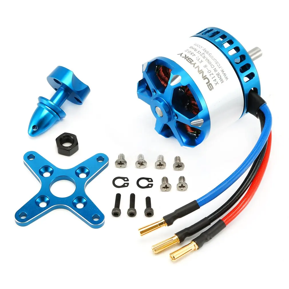

SUNNYSKY X4120-III X4125-III 230KV 260KV 430KV 480KV 550KV 250KV 420KV 515KV Brushless Motor for Fixed Wing RC Drone Helicopter