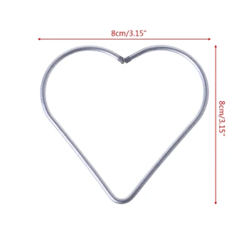 

Heart Metal Dream Catcher Dreamcatcher Ring Macrame Craft Hoop DIY Accessories