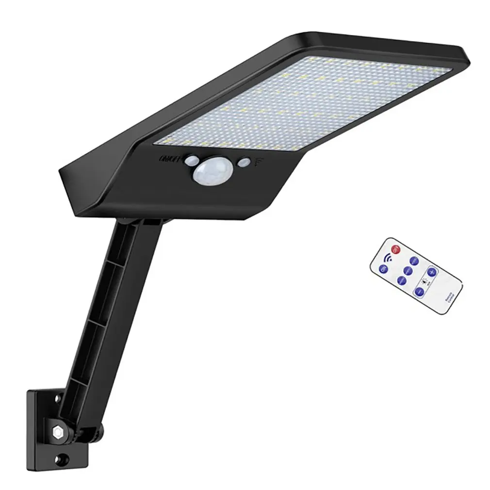

1000LM 50LED Motion Solar Light PIR Sensor Lamp Outdoor remote control rotate bracket solar street light