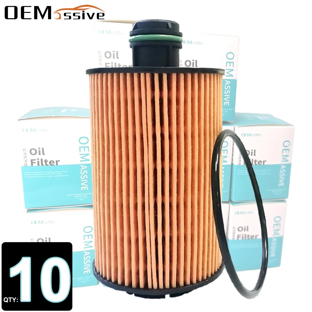 Набор из 10 шт. 68229402AA Масляный фильтр для ОЗУ Chrysler Jeep Grand Cherokee Lancia thema 2013 2014 2015 2016 2017