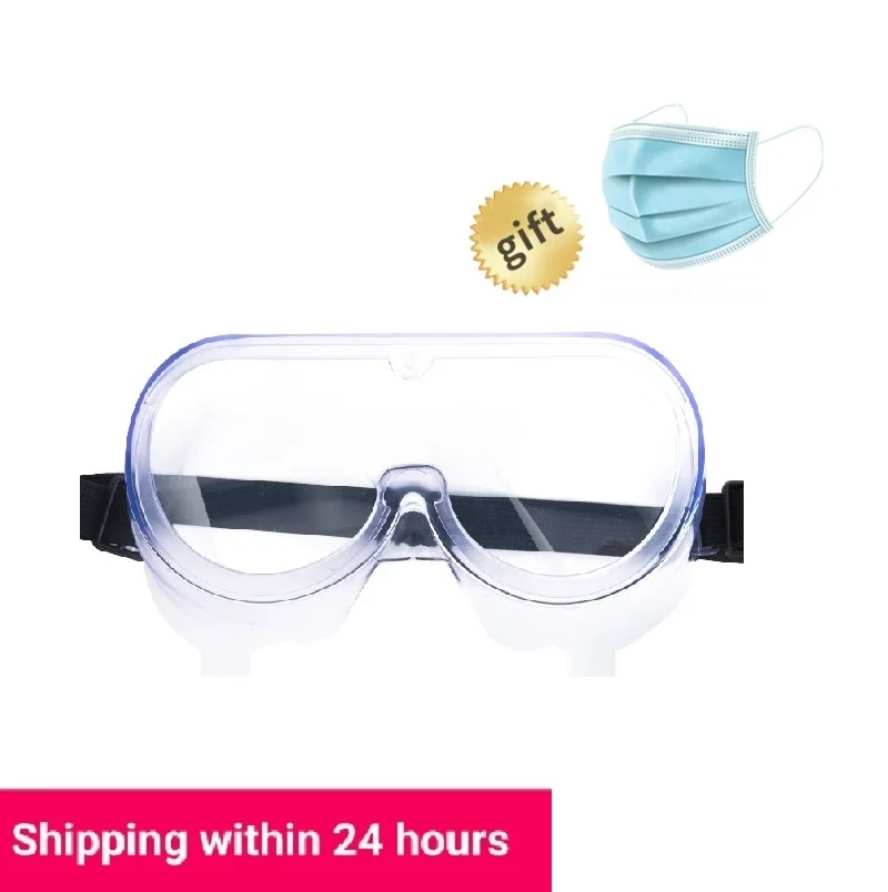 

2 Type Protective Safety Goggles Wide Vision Disposable Indirect Vent Prevent Infection Eye Mask Anti-Fog Medical Goggles