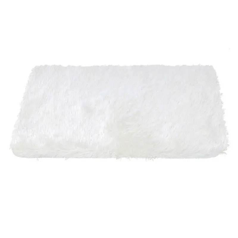 Длинные волосы нескользящий, для ванной коврик для ванной комнаты Carpe Tapis Salle de Bain коврик в ванной удобный коврик для ванной двери дома Коврики - Цвет: Зеленый