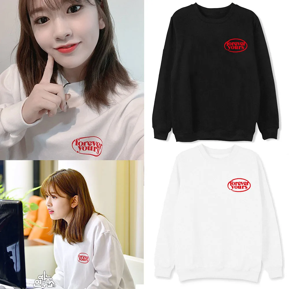 IZONE свободные женские зимние harajuku kpop толстовки одежда розовый хлопок Повседневная зимняя куртка пальто Новинка весна осень