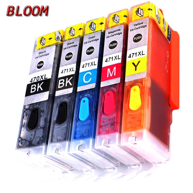 PGI-470 CLI-471 PGI470 470 471 многоразовый картридж для canon PIXMA MG6840 MG5740 TS5040 TS6040 принтер с чипом автоматического сброса
