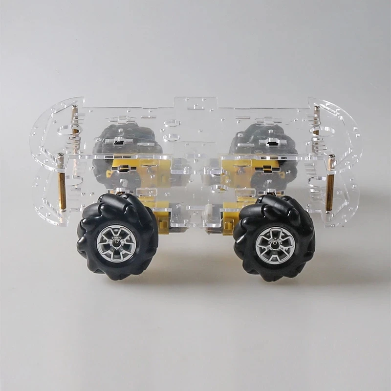 60mm-mecanum-wheel-chassis-4wd-telecomando-mobile-robot-metal-platform-kit-4-pezzi-tt-motors-apprendimento-fai-da-te