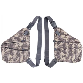 

Concealed Gun Holster Tactical Shoulder Bag Left Right Chest Bag Men's Military Travel Camping Hiking Hunting Outdoor EDC Bags
