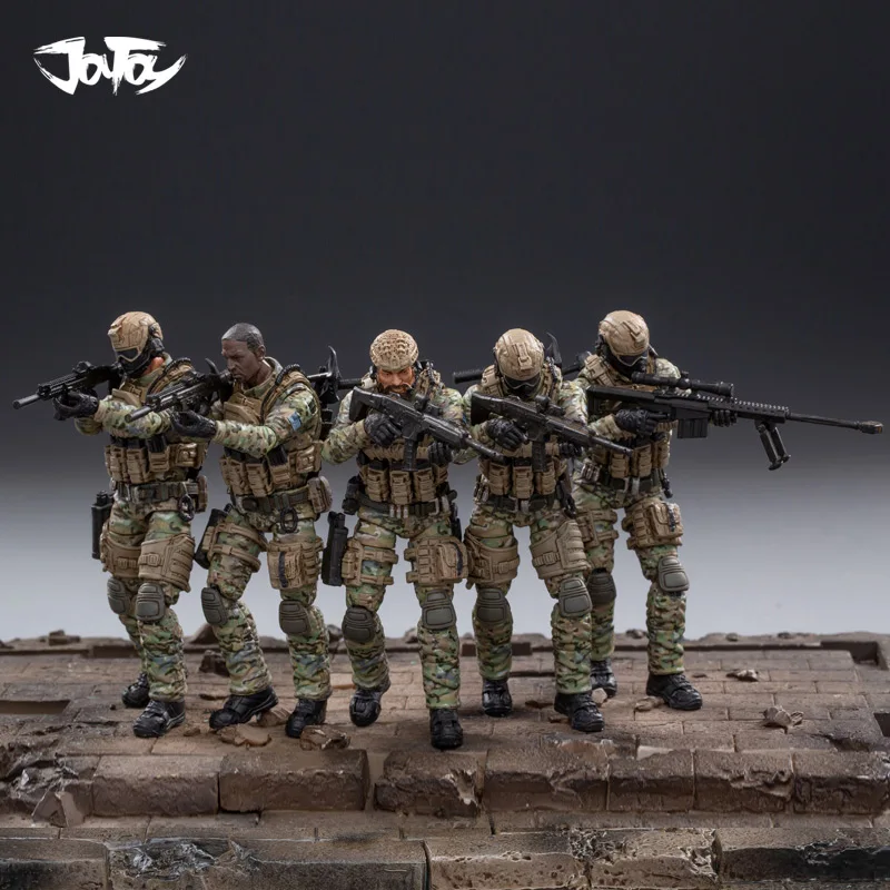 JOYTOY 1//18 PLA Army Anti Terrorism Unit Military Soldier Model Set of 5 New