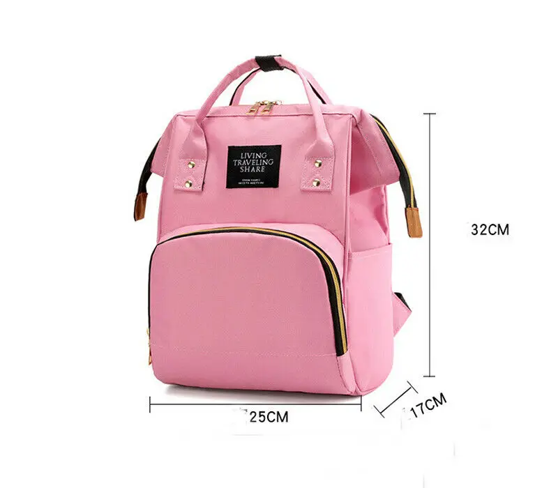 New Capacity Mummy Maternity Bag Diaper Baby Bag Multifunctional Nursing Bag Backpack Baby Care Mom Convenient