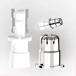 1Pcs Stainless Steel Nose Trimmer Heads Nose Hair Cutter Replacement Head 3-in-1 Shaver Silver White