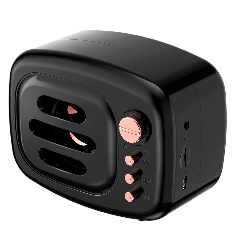 Мини ABS беспроводной подарок Bluetooth динамик кнопка сенсорный FM радио HiFi стерео