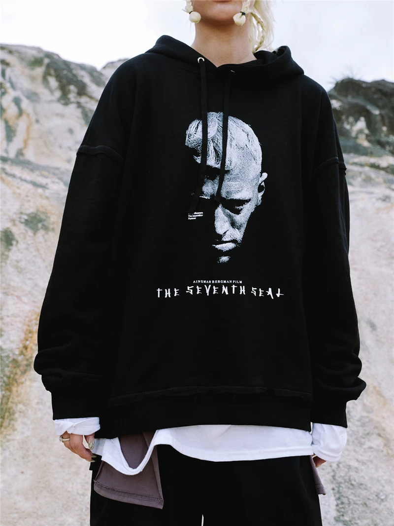 CoooColl толстовки 19FW Harajuku с капюшоном хип-хоп модные рыцарские мужские повседневные уличные негабаритные зимние толстовки с капюшоном женские мужские