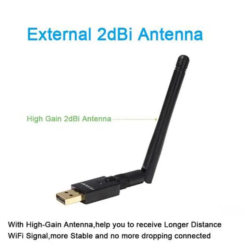 Беспроводной USB WiFi адаптер 600 Мбит/с ключ Wi-Fi PC сетевая карта wifi 5 ГГц адаптер ЛВС USB Ethernet приемник AC Wi-Fi антенна USB
