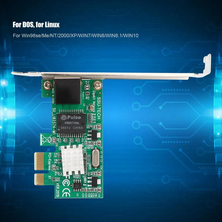 Сетевая карта pcie настольный компьютер PCI-E Gigabit LAN NIC Ethernet Сетевая карта для Intel 82574L SU-LI82574-M1 сетевая карта 4