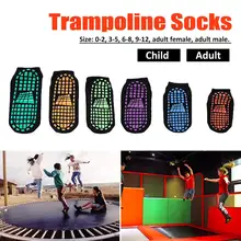 Anti-slip Sports Socks Trampoline Socks Cushioning Bandage Pilates Ballet Good Grip Non Slip Men And Women Cotton Socks P4