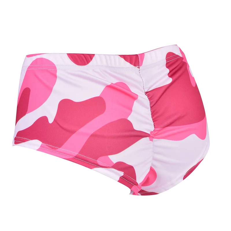 Women's High Waist Cycling Shorts Knee Length Bike Shorts Women