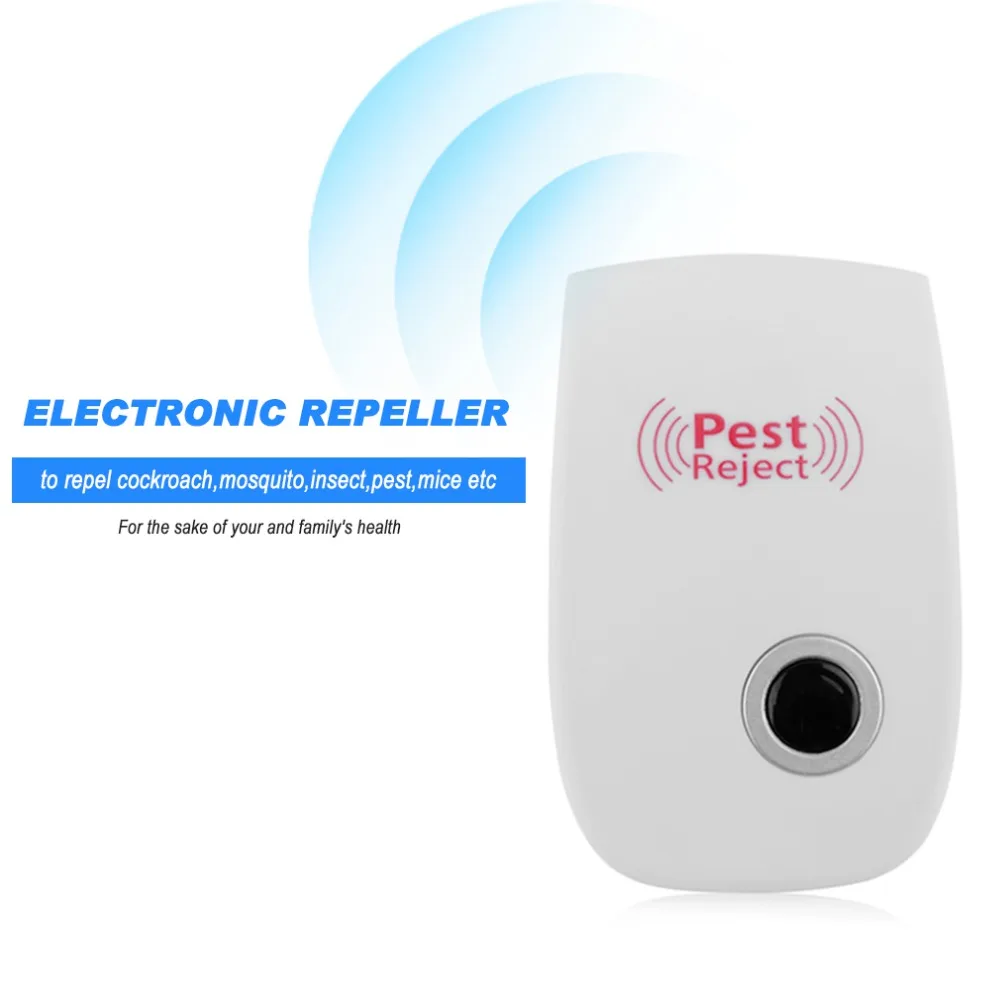 

EU/US Plug Electronic Ultrasonic Pest Repeller Home Indoor Non-Toxic Safe Mosquito Killer Anti Mosquito Reject Repeller
