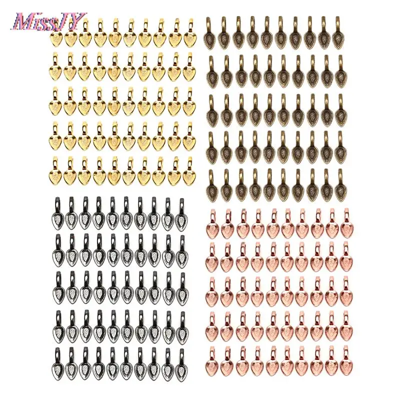 50 шт клея на плоской прокладке Подвески соединитель для производства ювелирных