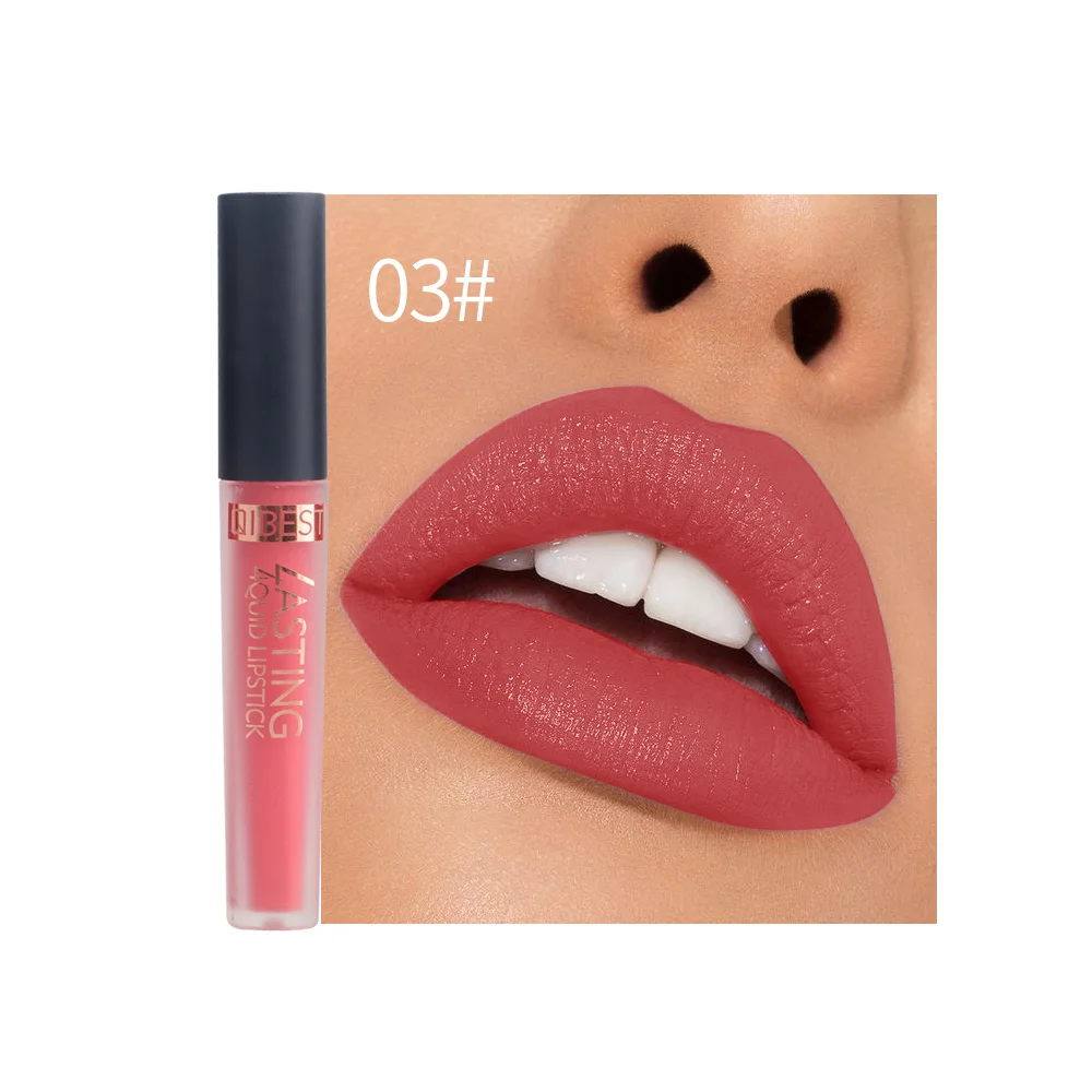 Make up питательная жидкая помада Косметика увлажнитель блеск для губ Макияж для губ водостойкий блеск для губ - Цвет: 03