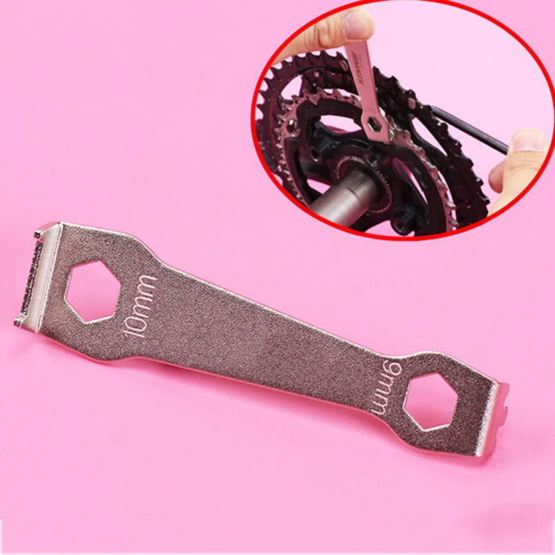 Bicycle sprocket wheel screw wrench bicycle mountain bike crank arm chain screw repair removal