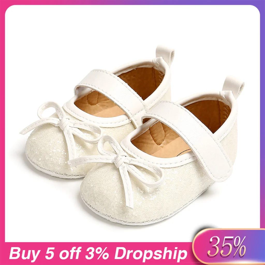 Из искусственной кожи принцессы обувь для малышей мокасины Крытый детский